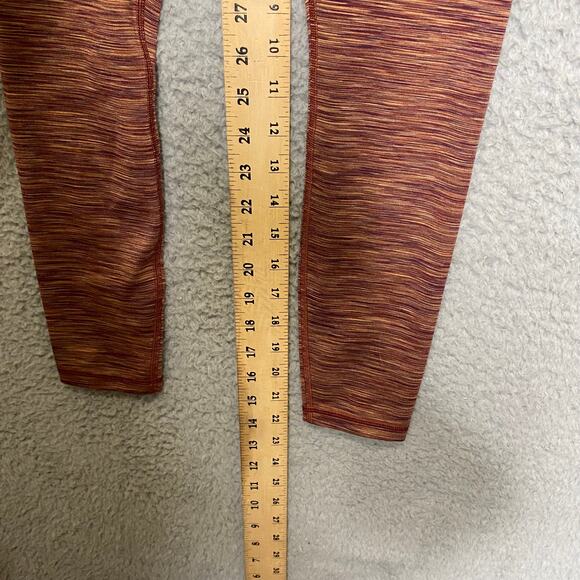 Athleta womens XS Transcend Textured 7/8 Tight Legging red athletic workout - Picture 6 of 7